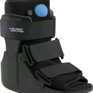 United Ortho USA14115 Botas de Caminante con Fractura con Cámara de Aire Corta Mediana Negra